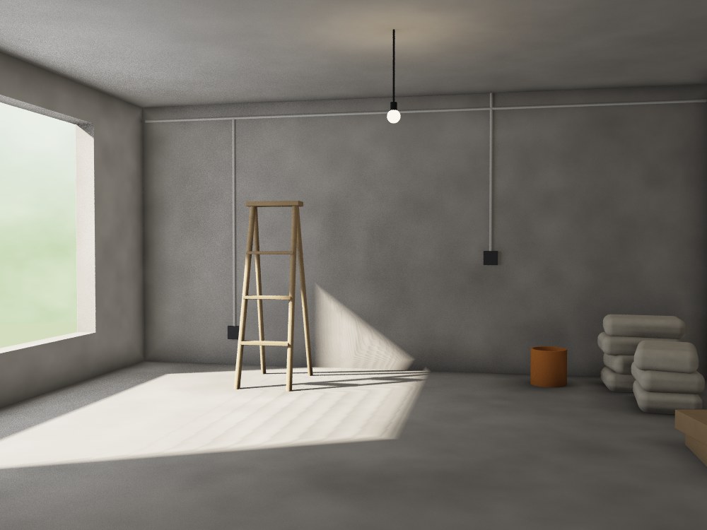 A raw, unfinished flat